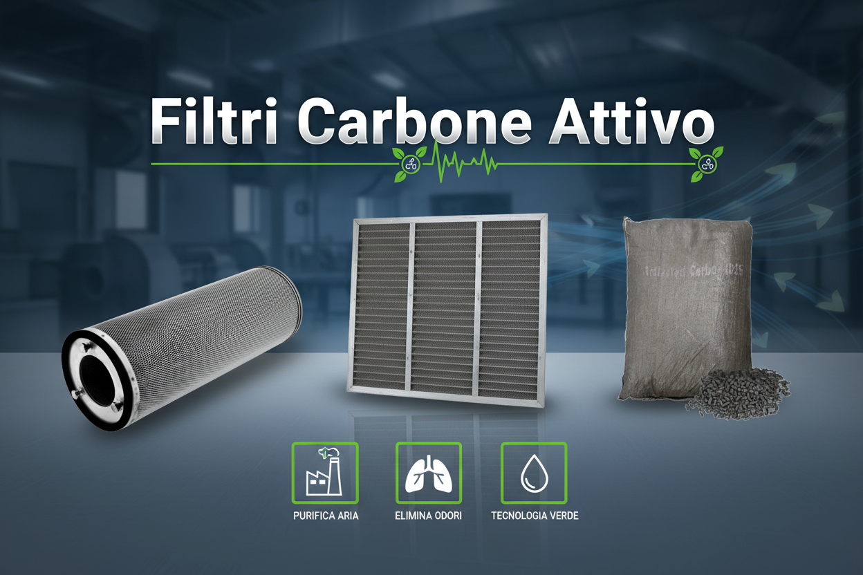 Banner Filtri Carbone Attivo con prodotti