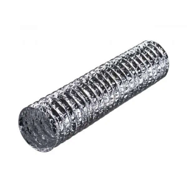 Tubo flessibile in alluminio - GROVENT - 10mt, tubazione resistente per aerazione e coltivazione indoor.